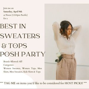POSH PARTY! *Tag me for Host Picks*